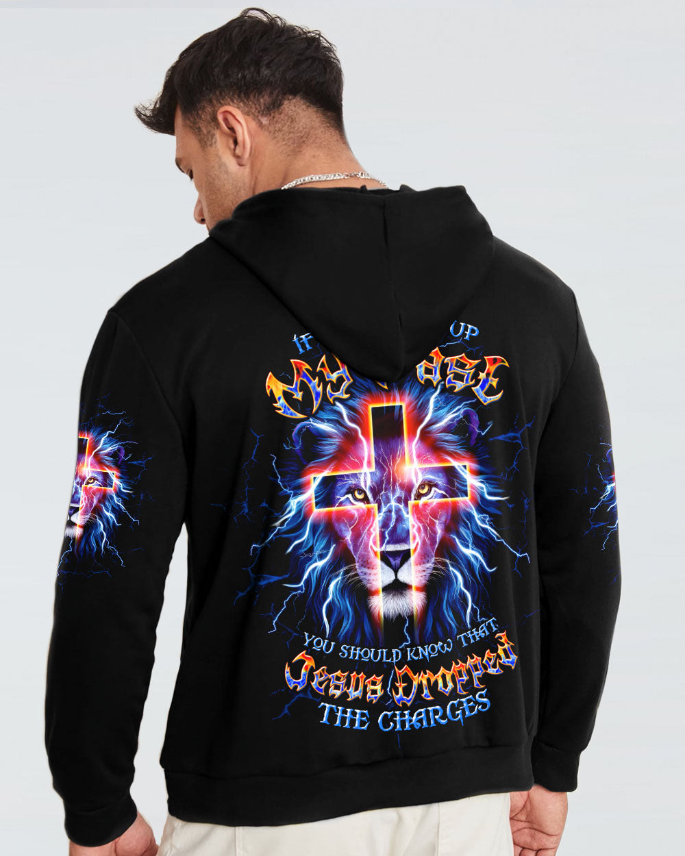 Jesus Dropped The Charges Lion Men's All Over Print Shirt - Tltw1309241