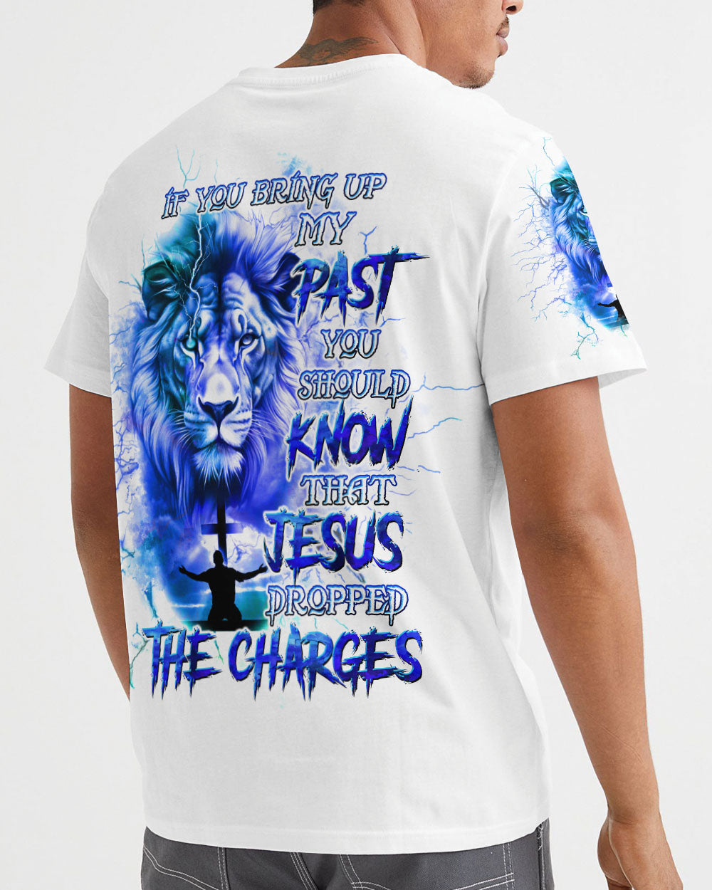 Jesus Dropped The Charges Lion Men's All Over Print Shirt - Tltw1609245