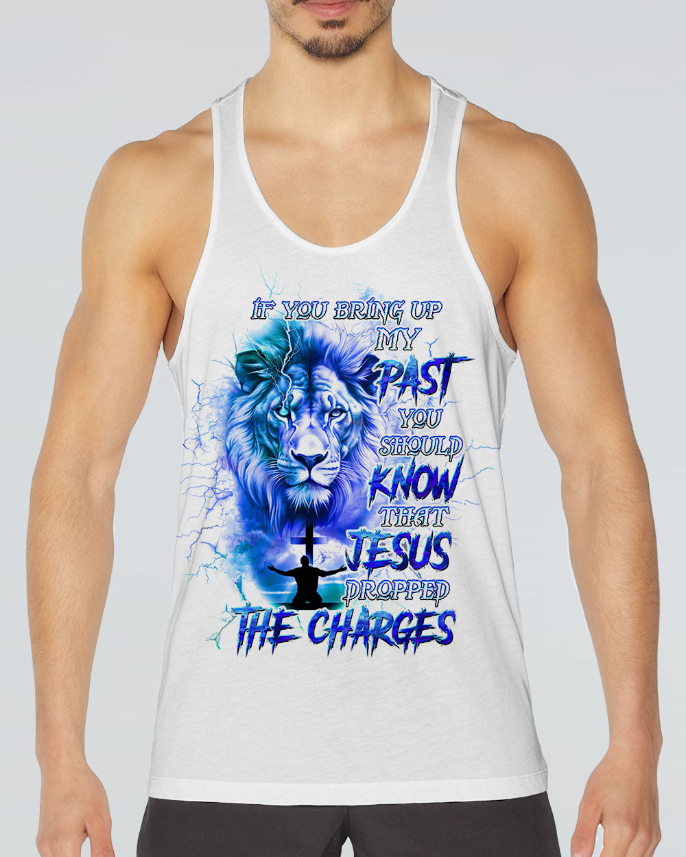 Jesus Dropped The Charges Lion Men's All Over Print Shirt - Tltw1609245