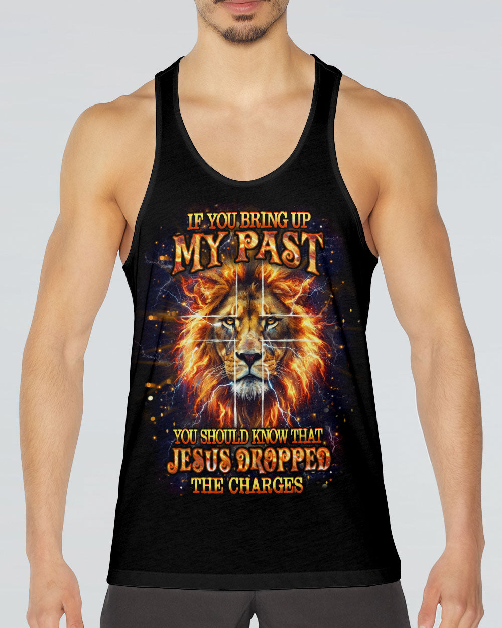 Jesus Dropped The Charges Lion Men's All Over Print Shirt - Yhhn0112251