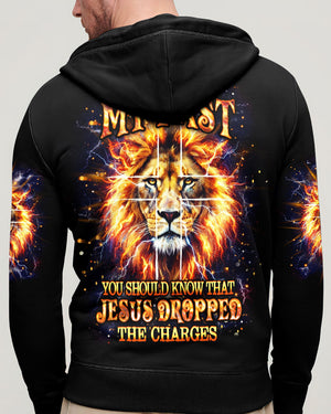 Jesus Dropped The Charges Lion Men's All Over Print Shirt - Yhhn0112251