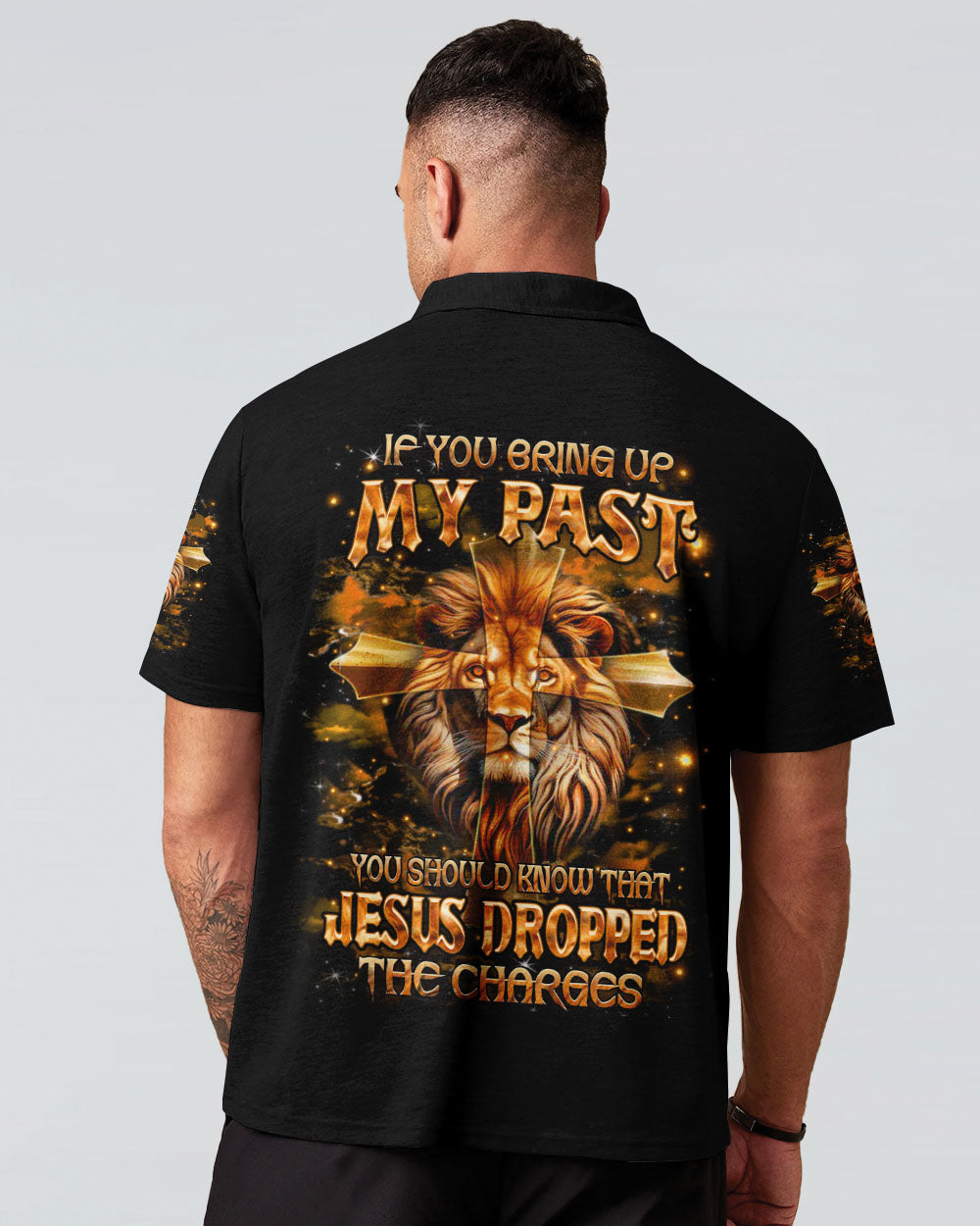 Jesus Dropped The Charges Lion Men's All Over Print Shirt - Yhhn2111241