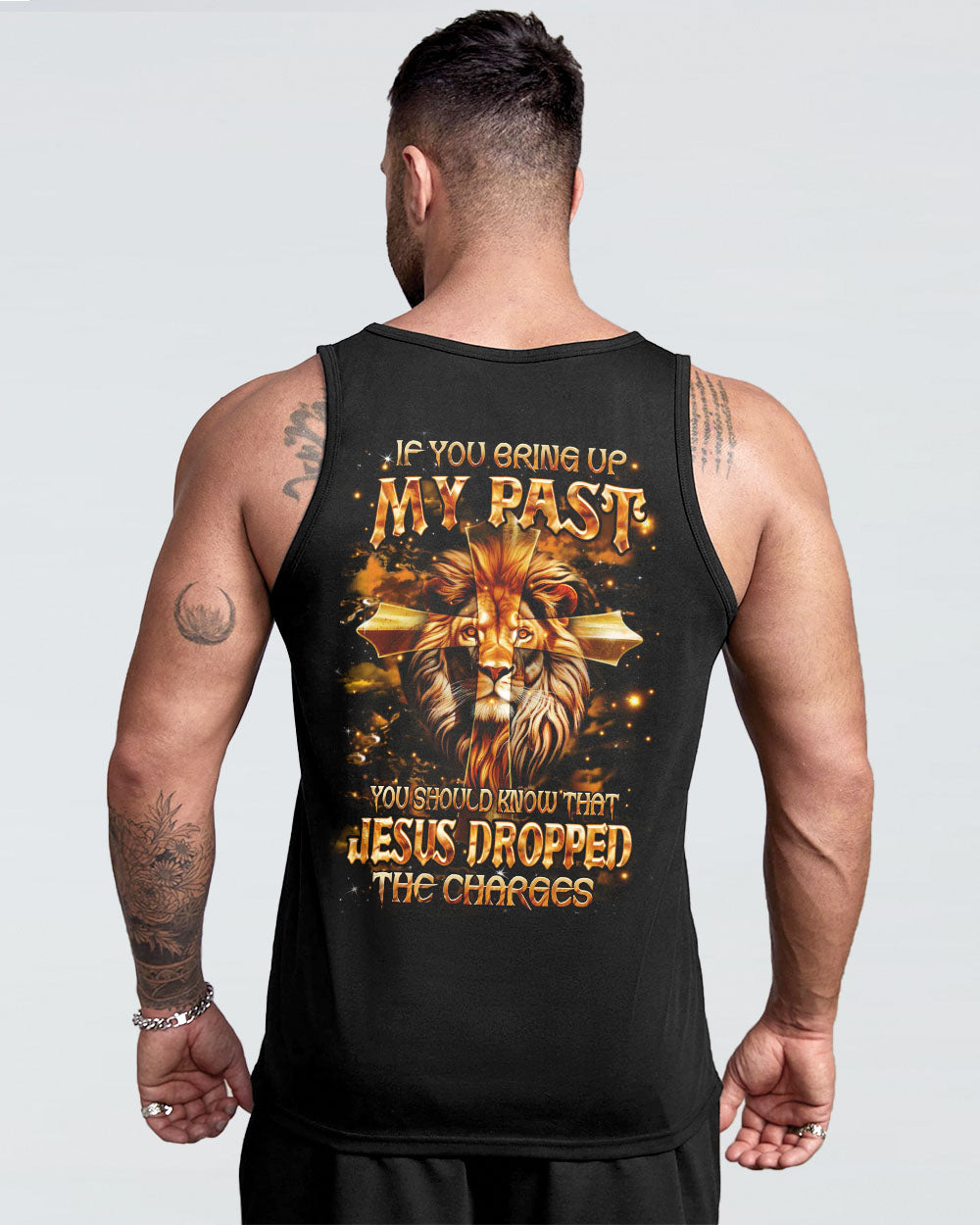 Jesus Dropped The Charges Lion Men's All Over Print Shirt - Yhhn2111241