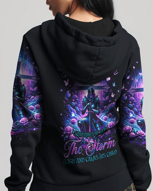 God Calms The Storm Women's All Over Print Shirt - Tyqy2812233