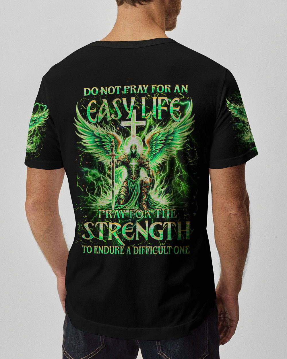 Do Not Pray For An Easy Life Men's All Over Print Shirt - Yhhn0306241