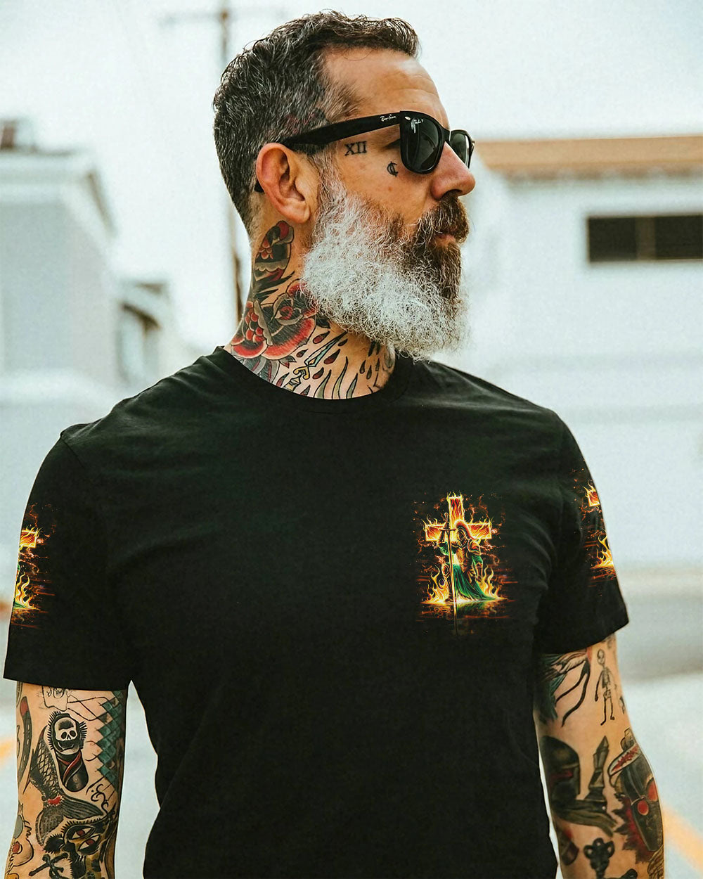 The Devil Caught Me With My Head Down Men's All Over Print Shirt - Yhhn0406242