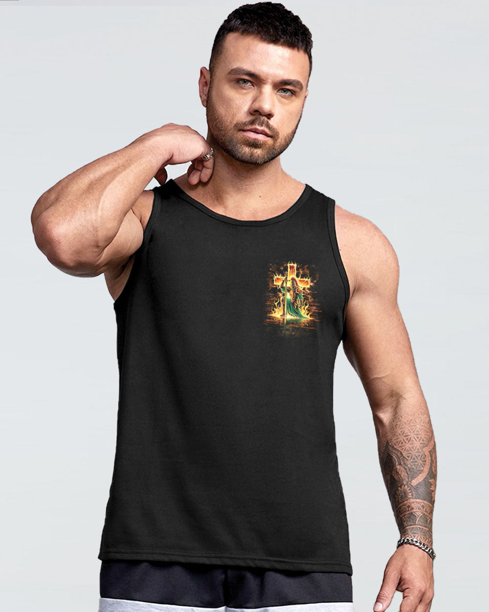 The Devil Caught Me With My Head Down Men's All Over Print Shirt - Yhhn0406242