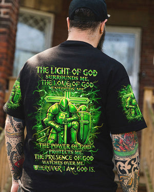 Wherever I Am God Is Men's All Over Print Shirt - Yhhn3105244