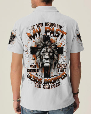 Jesus Dropped The Charges Lion Men's All Over Print Shirt   - Tlnt0710252