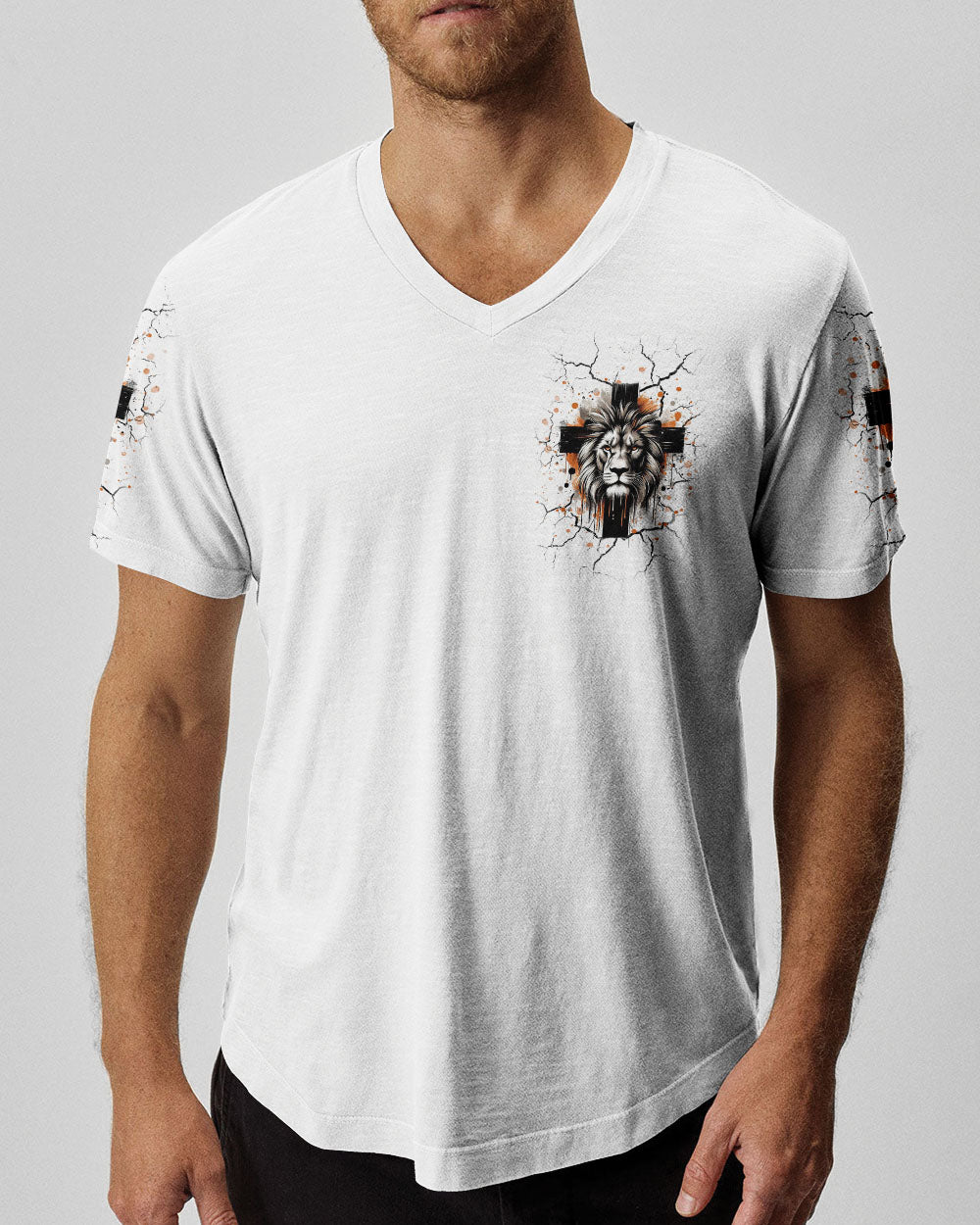 Jesus Dropped The Charges Lion Men's All Over Print Shirt   - Tlnt0710252