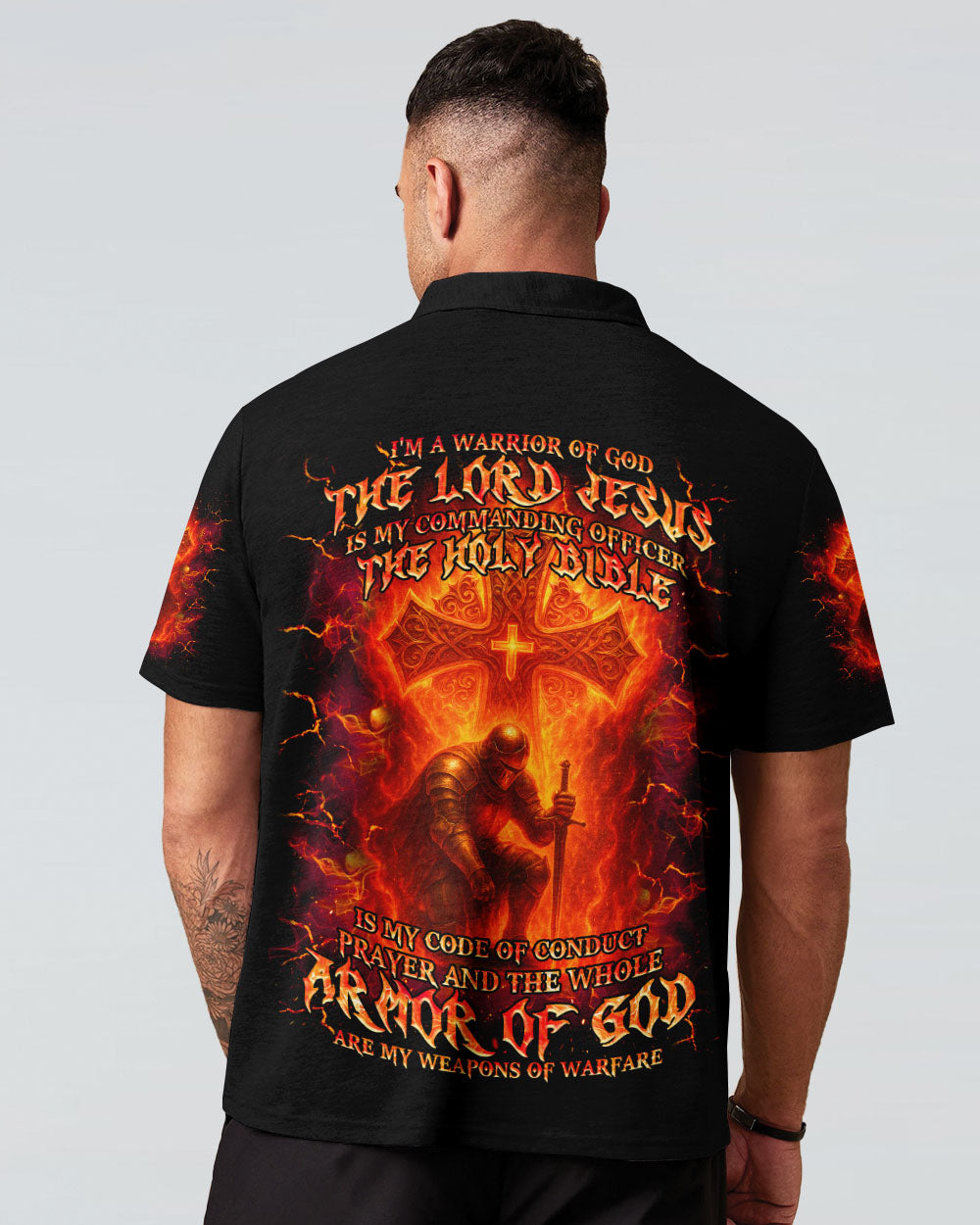 I'm A Warrior Of God Men's All Over Print Shirt  - Tlnz0606253