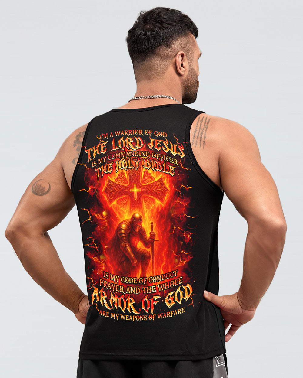 I'm A Warrior Of God Men's All Over Print Shirt  - Tlnz0606253