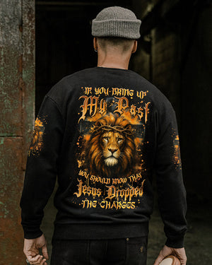 Jesus Dropped The Charges Lion Men's All Over Print Shirt - Yhln1405253