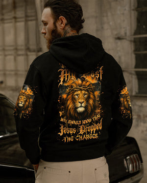 Jesus Dropped The Charges Lion Men's All Over Print Shirt - Yhln1405253