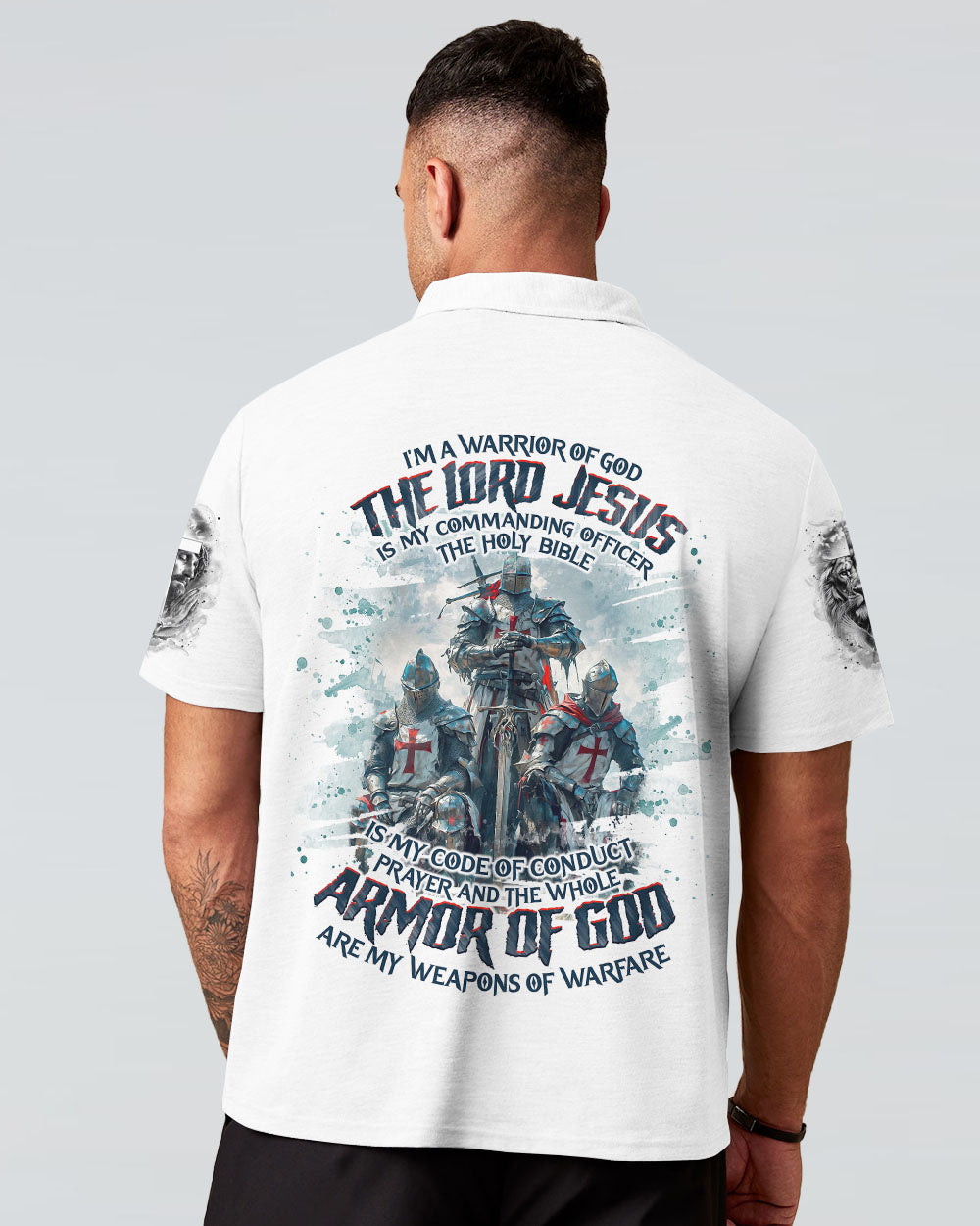 I'm A Warrior Of God Men's All Over Print Shirt - Tlno1709241