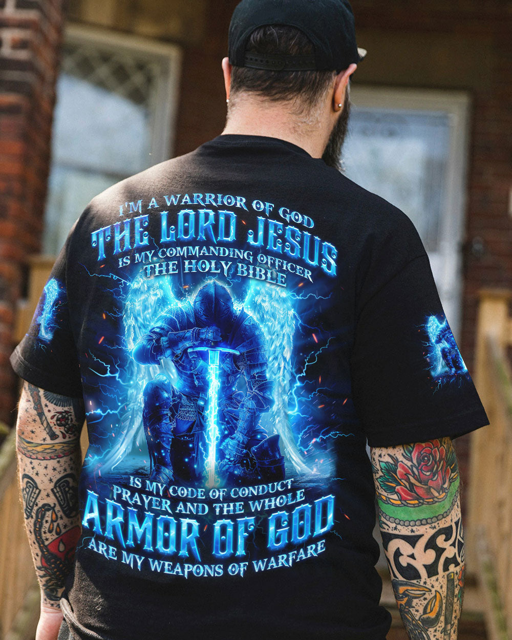 I'm A Warrior Of God Men's All Over Print Shirt  - Tlno0111241