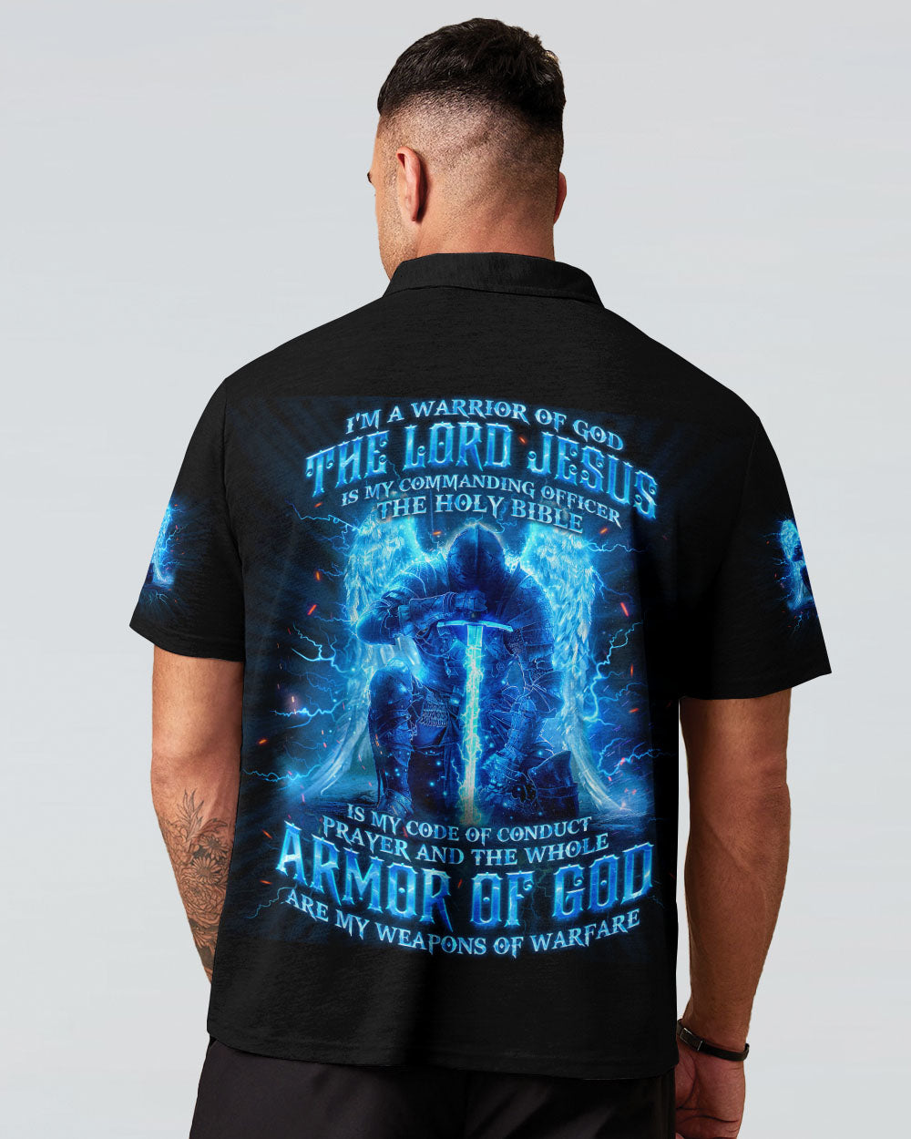I'm A Warrior Of God Men's All Over Print Shirt  - Tlno0111241