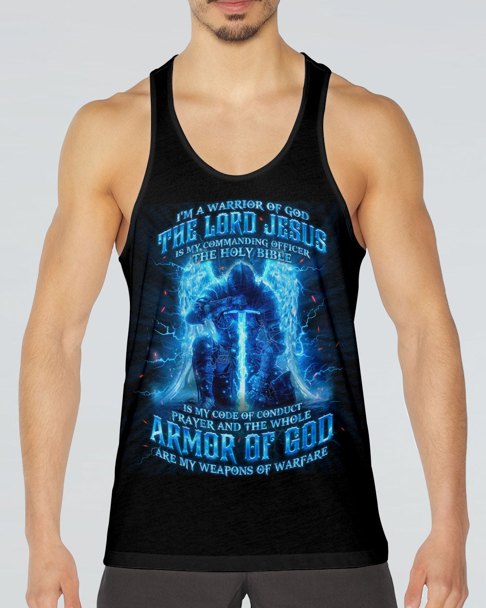 I'm A Warrior Of God Men's All Over Print Shirt  - Tlno0111241