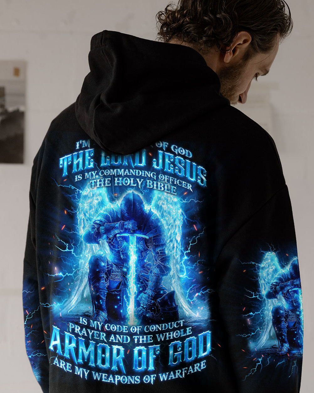 I'm A Warrior Of God Men's All Over Print Shirt  - Tlno0111241