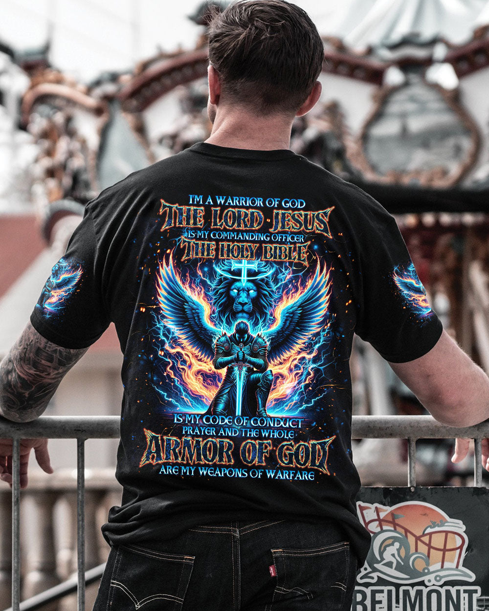 I'm A Warrior Of God Men's All Over Print Shirt - Tlno0407244