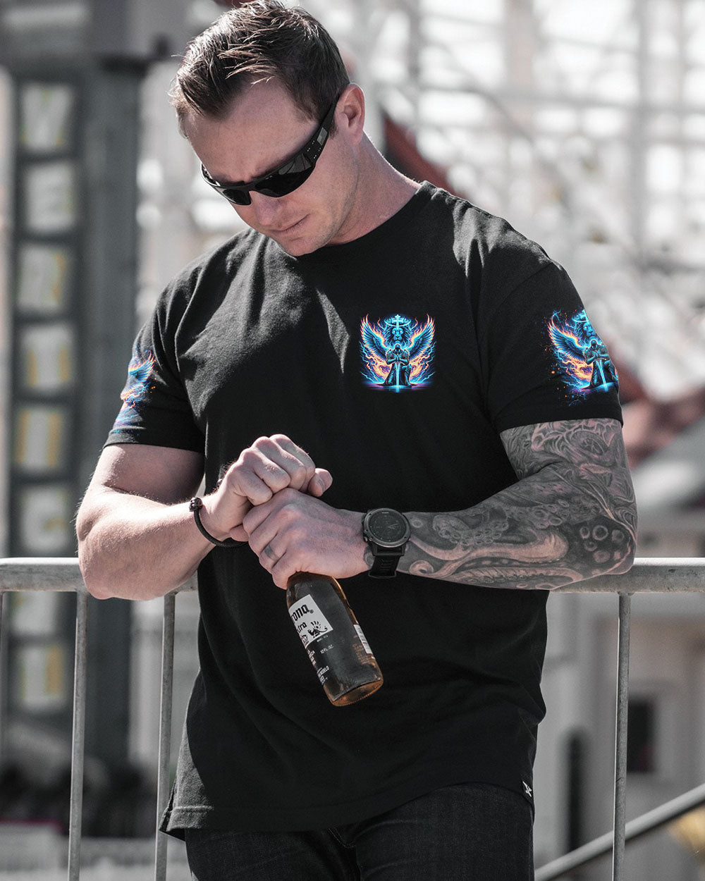I'm A Warrior Of God Men's All Over Print Shirt - Tlno0407244