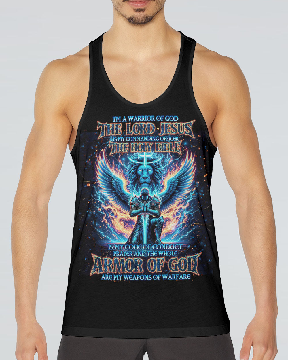 I'm A Warrior Of God Men's All Over Print Shirt - Tlno0407244
