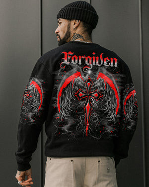 Forgiven Cross Wings Men's All Over Print Shirt - Tlno0503251