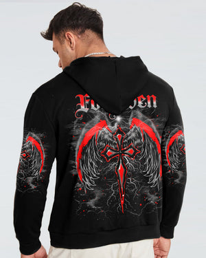 Forgiven Cross Wings Men's All Over Print Shirt - Tlno0503251