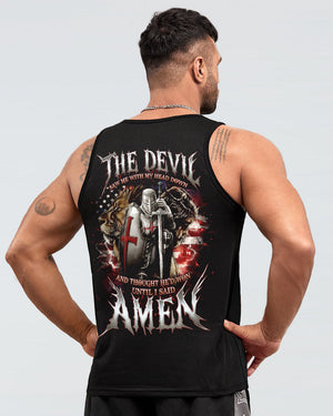 The Devil Saw Me With My Head Down Men's All Over Print Shirt - Tlno0605241