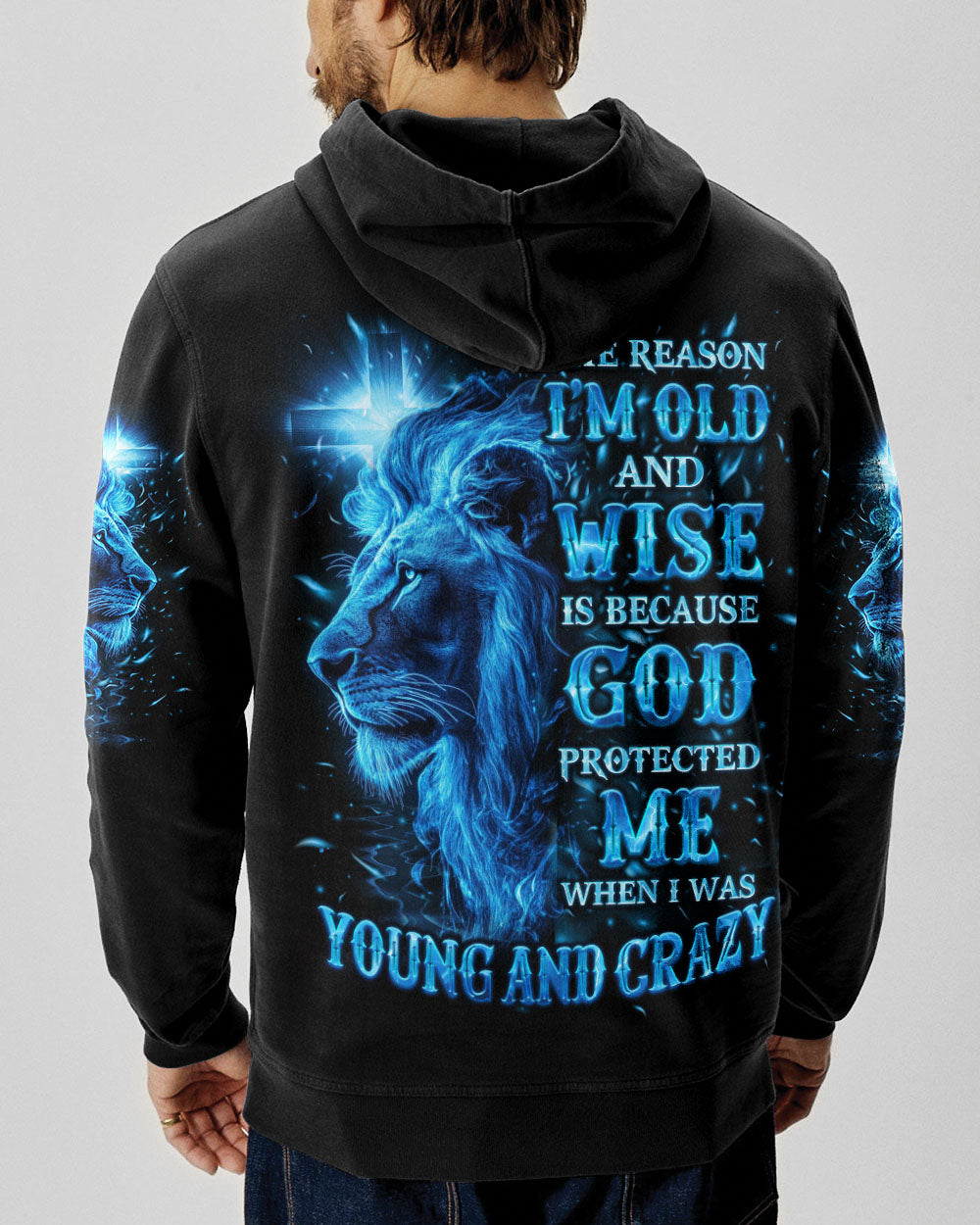 The Reason I’m Old And Wise Lion Men's All Over Print Shirt - Tlno0711251