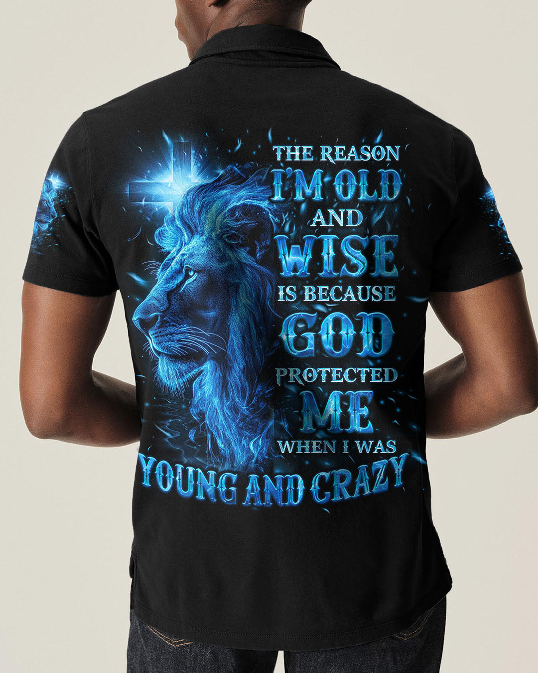 The Reason I’m Old And Wise Lion Men's All Over Print Shirt - Tlno0711251
