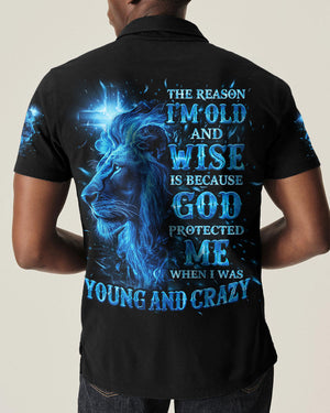 The Reason I’m Old And Wise Lion Men's All Over Print Shirt - Tlno0711251