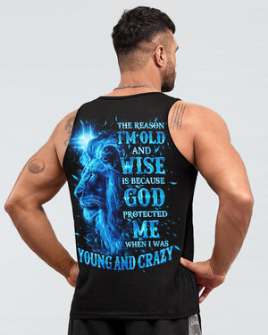 The Reason I’m Old And Wise Lion Men's All Over Print Shirt - Tlno0711251