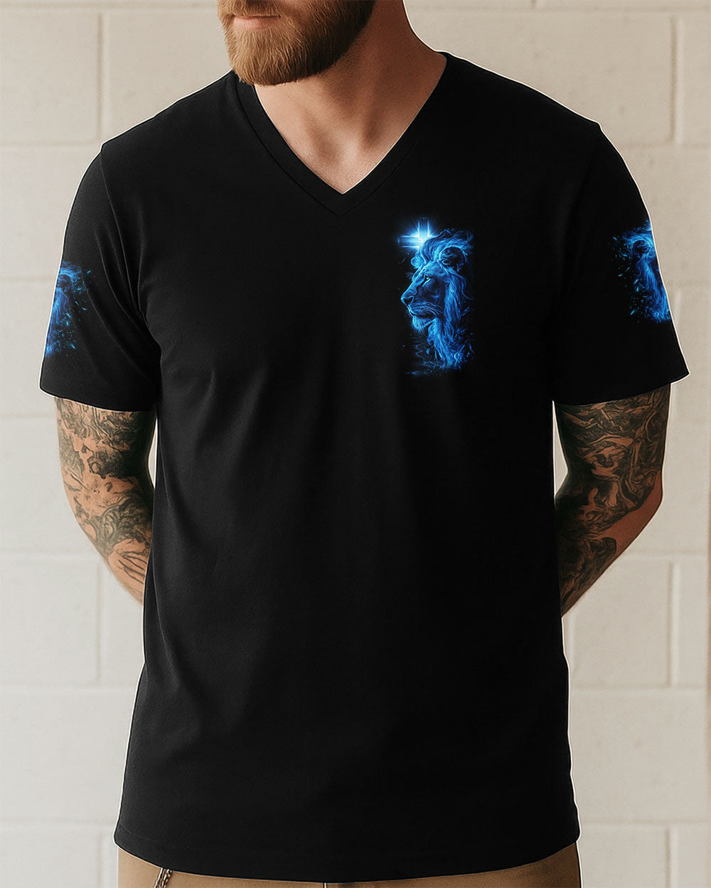 The Reason I’m Old And Wise Lion Men's All Over Print Shirt - Tlno0711251