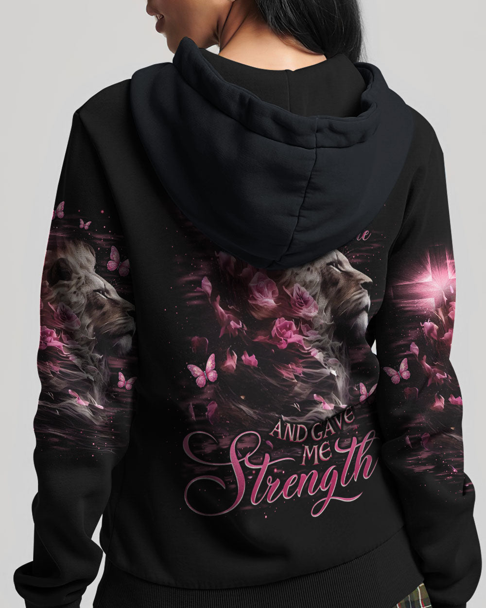 Lord Stood With Me Lion Women's All Over Print Shirt - Tlno0807244