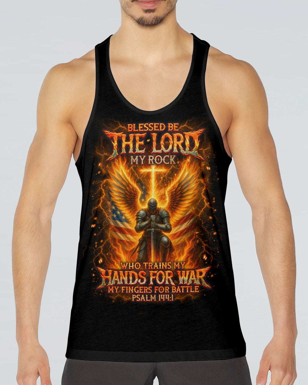 Blessed Be The Lord My Rock Men's All Over Print Shirt - Tlno0909252