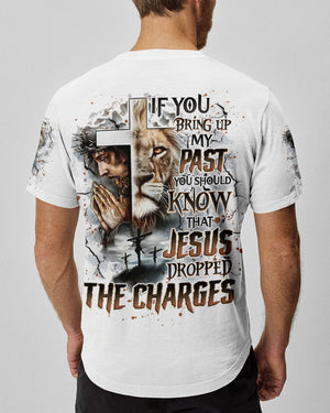 Jesus Dropped The Charges Lion Men's All Over Print Shirt - Tlno1009243