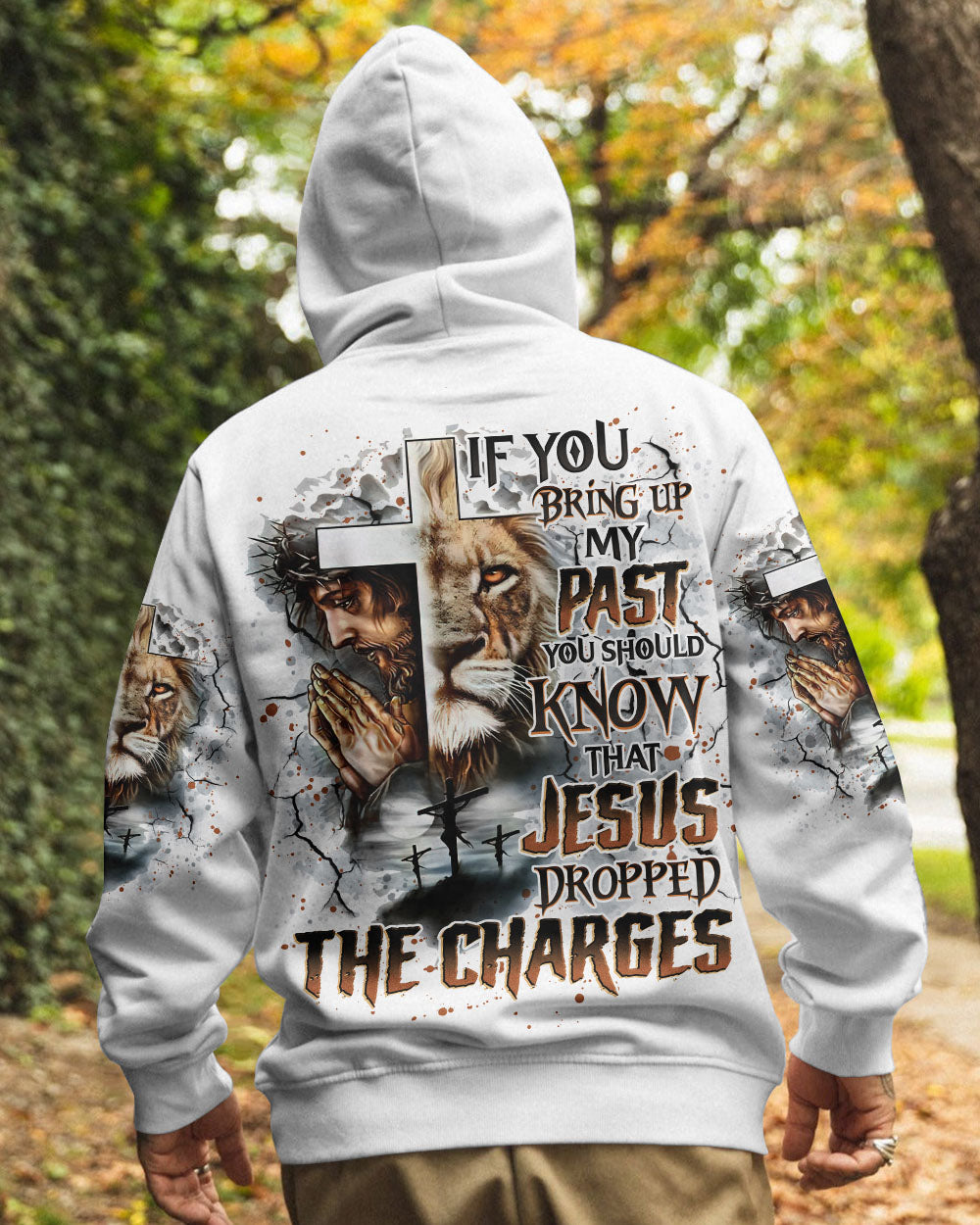 Jesus Dropped The Charges Lion Men's All Over Print Shirt - Tlno1009243