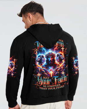 No Matter The Storm Jesus Lion Men's All Over Print Shirt - Tlno1406242