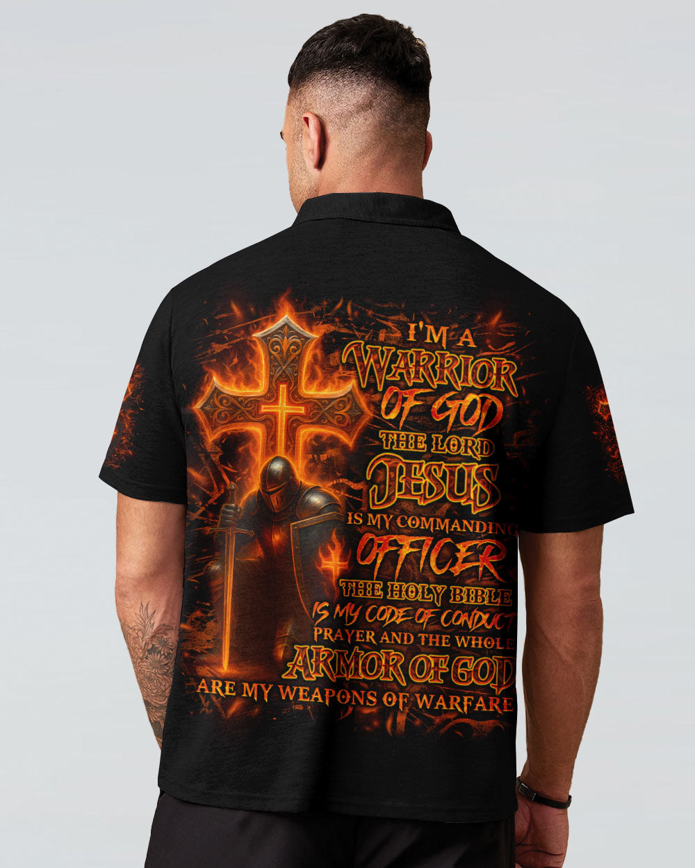 I'm A Warrior Of God Men's All Over Print Shirt  - Tlno1406253