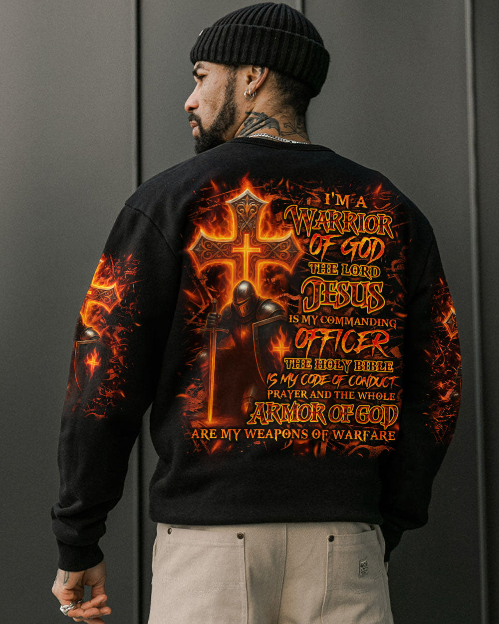 I'm A Warrior Of God Men's All Over Print Shirt  - Tlno1406253
