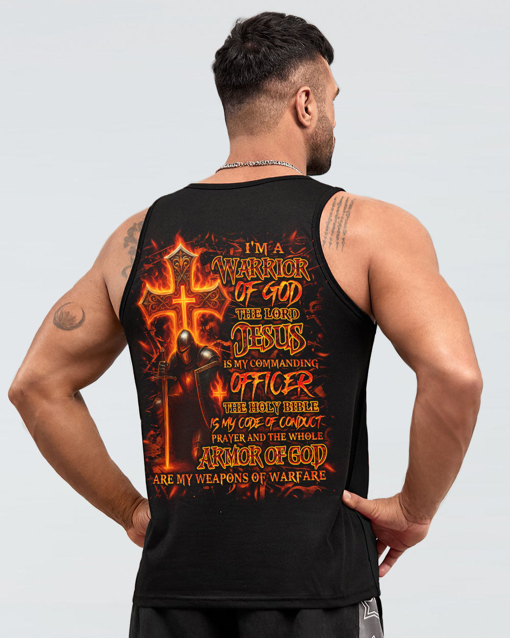I'm A Warrior Of God Men's All Over Print Shirt  - Tlno1406253