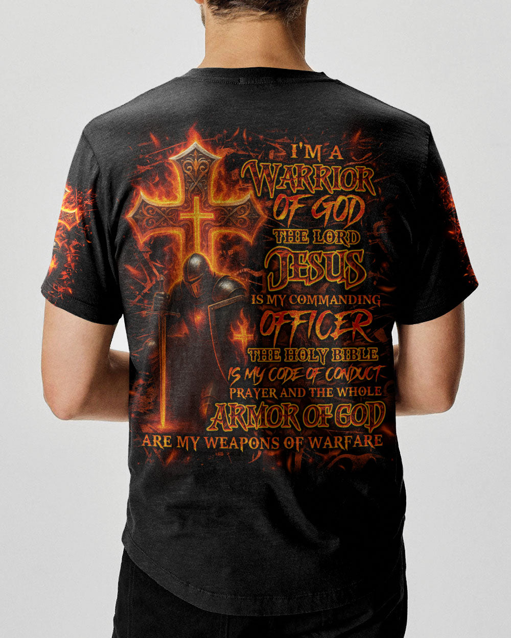 I'm A Warrior Of God Men's All Over Print Shirt  - Tlno1406253