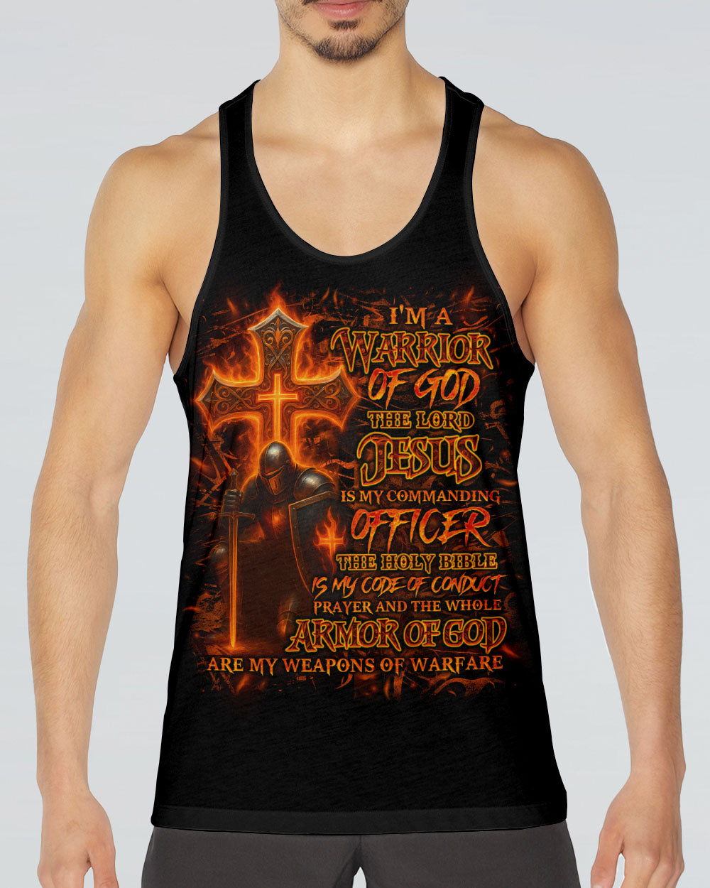 I'm A Warrior Of God Men's All Over Print Shirt  - Tlno1406253