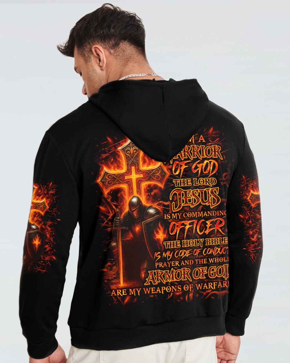 I'm A Warrior Of God Men's All Over Print Shirt  - Tlno1406253