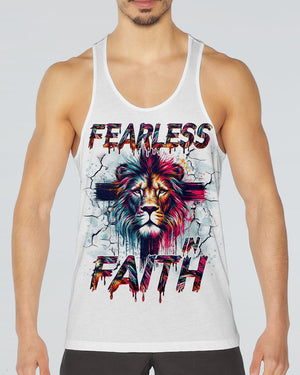 Fearless In Faith Lion Men's All Over Print Shirt - Tlno1410251