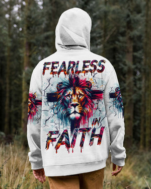 Fearless In Faith Lion Men's All Over Print Shirt - Tlno1410251