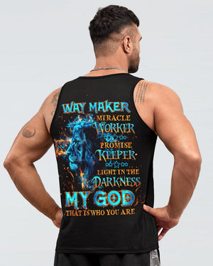 Way Maker Miracle Worker Cross Lion Men's All Over Print Shirt - Tlno1504244