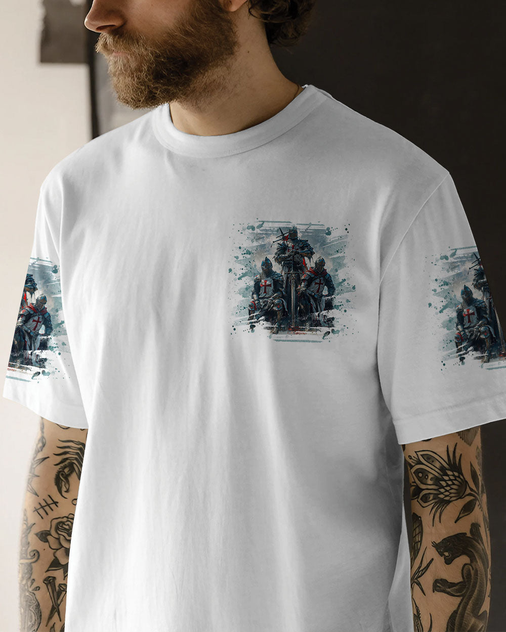 I'm A Warrior Of God Men's All Over Print Shirt - Tlno1709241