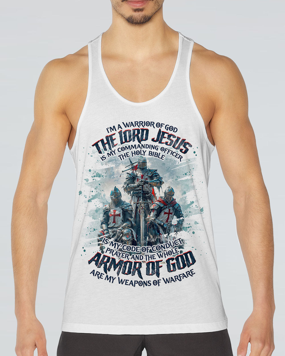 I'm A Warrior Of God Men's All Over Print Shirt - Tlno1709241